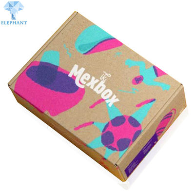 Het vierkante Vouwen van C2S Art Paper Corrugated Shipping Boxes CMYK